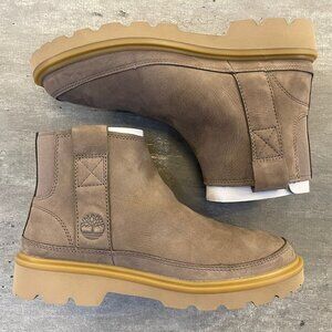 TIMBERLAND WOMEN'S ROWAN WAY MID PULL ON BOOT TAUPE NUBUCK A43V8-EN5 ALL SIZES